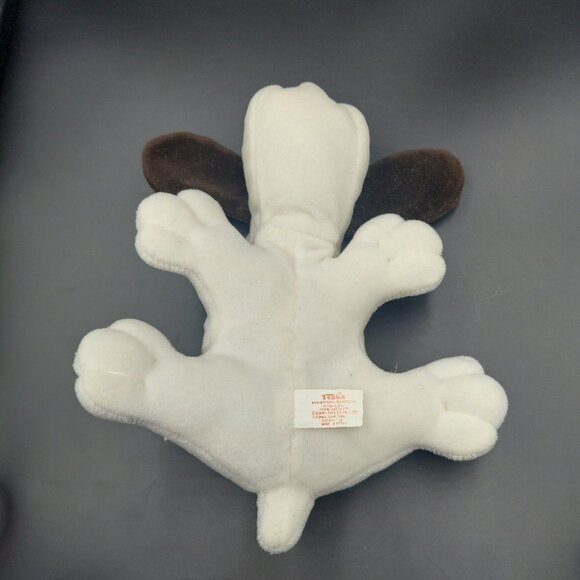 Vintage Pound Puppies 8" Newborn Furries Dog White with Brown Spots Tonka 1985 - Picture 4 of 6